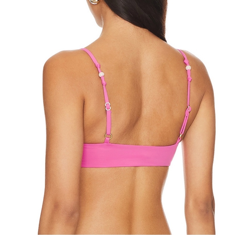 NWT- L*Space x Hanna Montazami Luisa Bikini Top in Bubblegum- Size Large - Picture 3 of 4